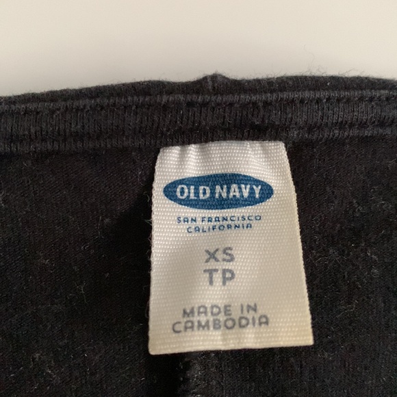 Old Navy Black A-Line Cotton Dress - Picture 2 of 7